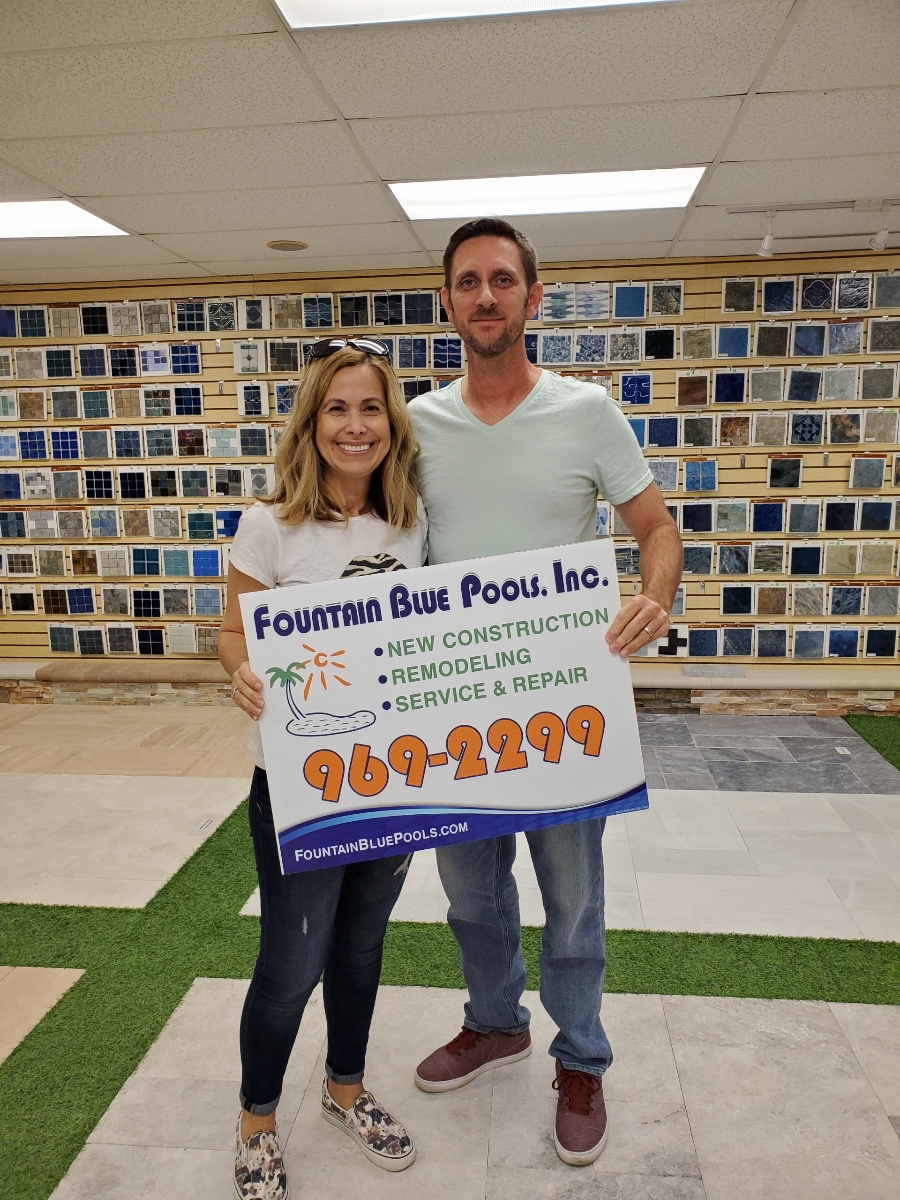 Congratulations to the bodine family from team Fountain blue pools!!! #PoolConstruction #PoolService#PoolRepairs #PoolRemodeling#Palm Beach County #MartinCounty #SaintLucieCounty