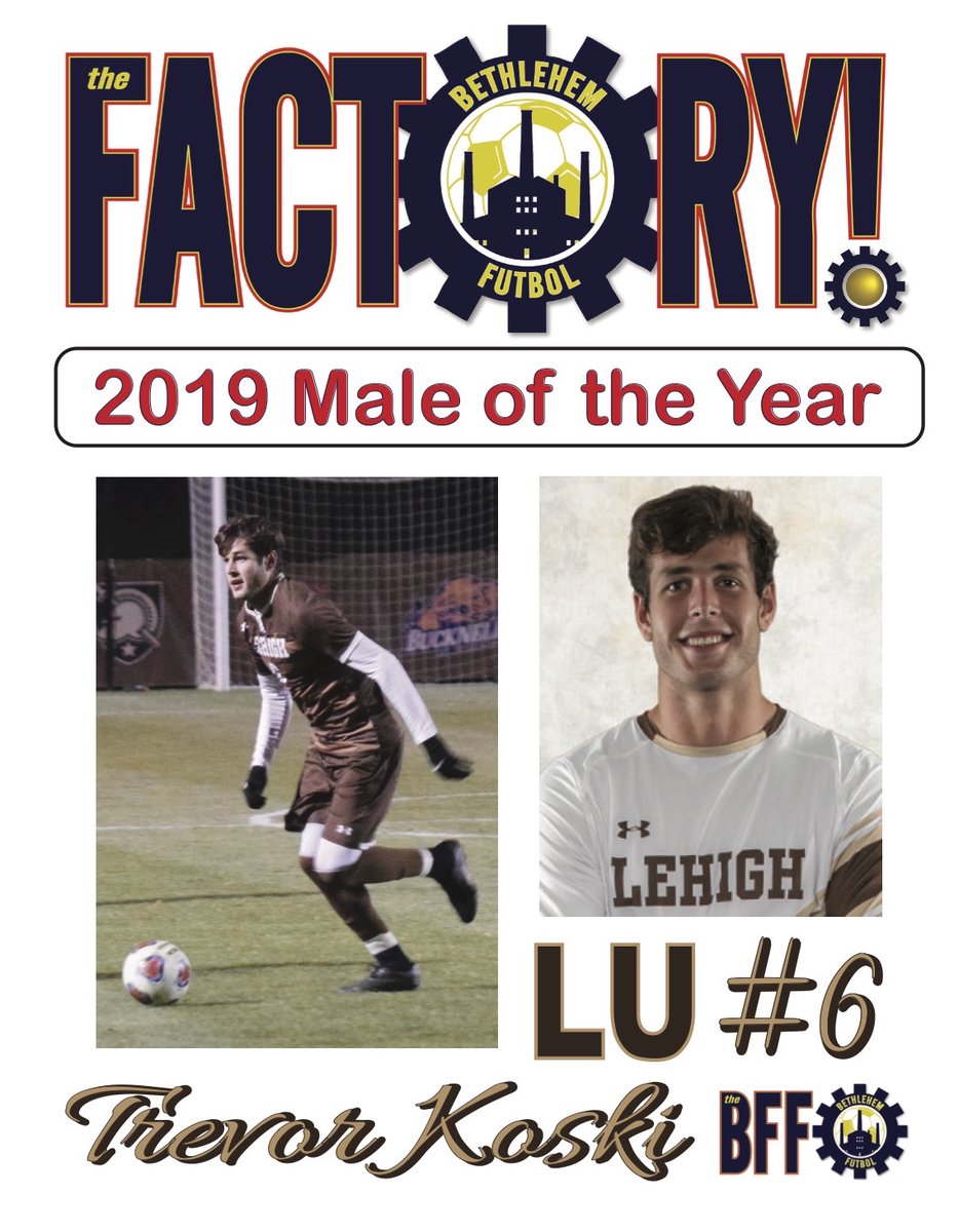 killer season <a href="/TrevorKoski/">Trevor Koski</a> - keep raising that bar! <a href="/LehighMSoccer/">Lehigh Men's Soccer</a> <a href="/LHSCanesSoccer/">LIBERTY</a> bethlehemfutbolfactory.com/single-post/20…