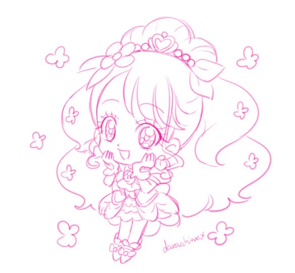 そういえばヒープリ絵ちゆちーだけ描いてなかったな…(えっ 