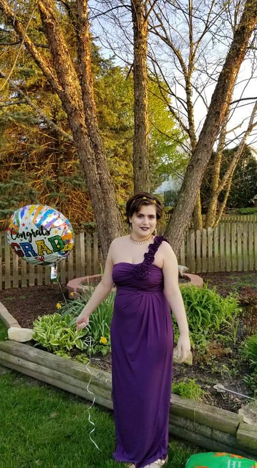 danniebirdk's tweet photo. Same dress 8 years later. Made it! 
#wiu2020 https://t.co/MWFtczhJE9