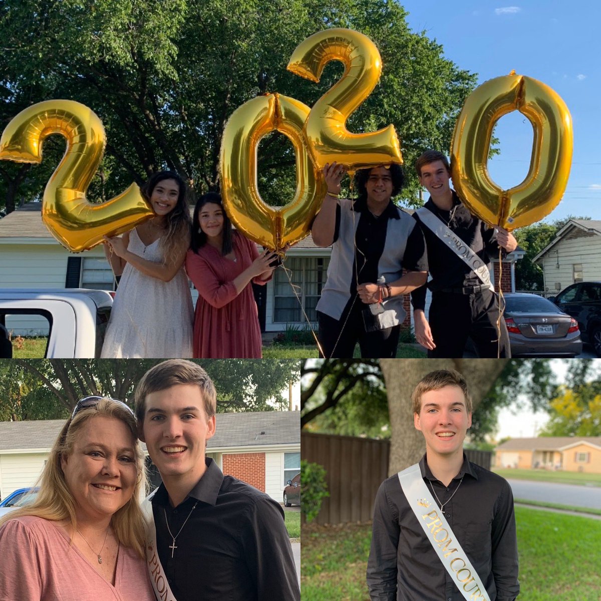 Shannon11373's tweet photo. MacArthur Teachers and Admin out did themselves on the Prom Parade through the neighborhood. It was awesome seeing AJ receiving his Prom Court sash tonight from his principal!! #MacPromParade #ajsenioryear @MacArthurCards @redsox12401 @BDeeadra https://t.co/KsFfHA9fCO
