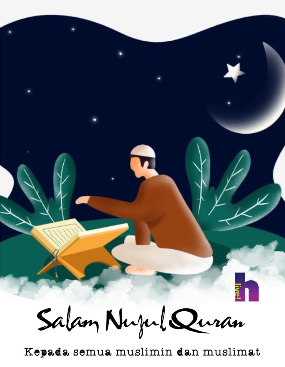officialhlive's tweet photo. Salam Nuzul Quran semua. ❤️ #hlive https://t.co/P4HKDMDVEg