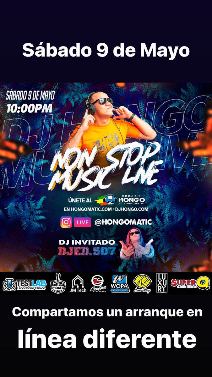 djhongo_web's tweet photo. Estamos listos !!! HOY ARRANQUE LIBE EN https://t.co/r0Ozoifm3E https://t.co/6qZi2qDZvL Instagram @hongomatic @panamasuperq @superqpanama Dj invitado @djed.507 https://t.co/IigyWztm77