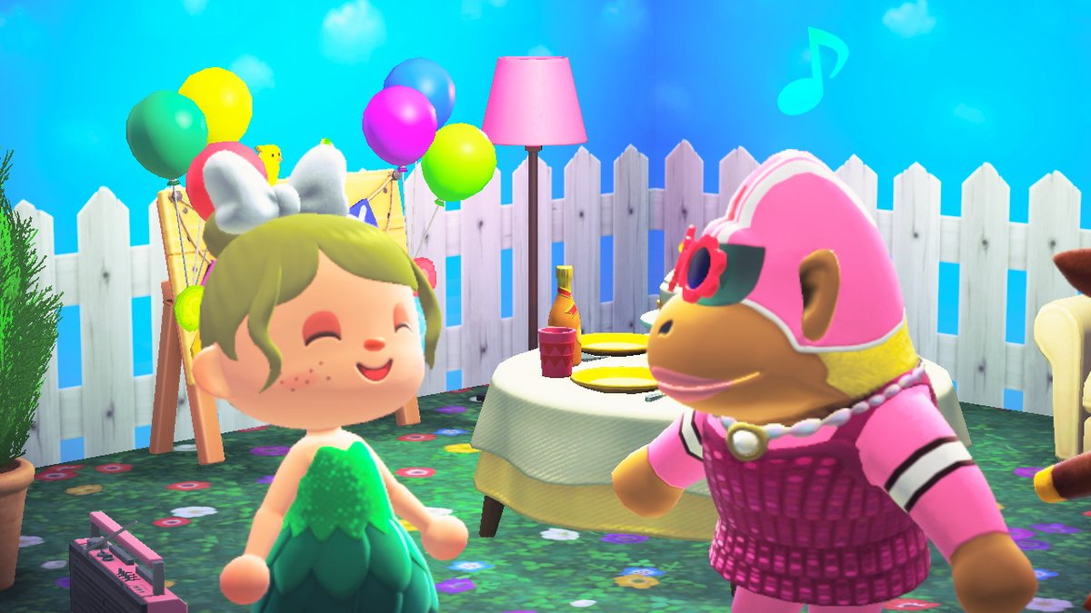 dasidaiji's tweet photo. HAPPY カルピ DAY やはり4ごうねぇさんのダンスは秀逸！#どうぶつの森 #AnimalCrossing #ACNH #NintendoSwitch #カルピ　#誕生日会　#4ごう #あつまれどうぶつの森　#あつ森　#HAPPYBIRTHDAY　#ダンス https://t.co/dvN10dk3Ur