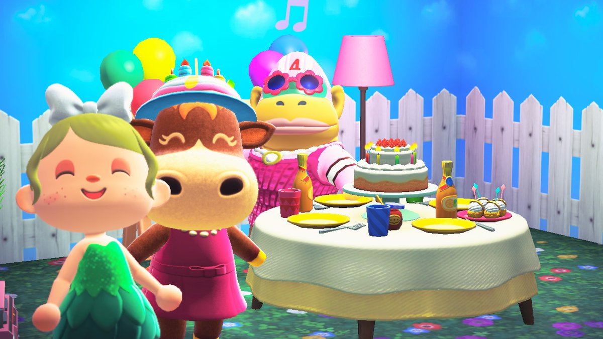 dasidaiji's tweet photo. HAPPY カルピ DAY やはり4ごうねぇさんのダンスは秀逸！#どうぶつの森 #AnimalCrossing #ACNH #NintendoSwitch #カルピ　#誕生日会　#4ごう #あつまれどうぶつの森　#あつ森　#HAPPYBIRTHDAY　#ダンス https://t.co/dvN10dk3Ur