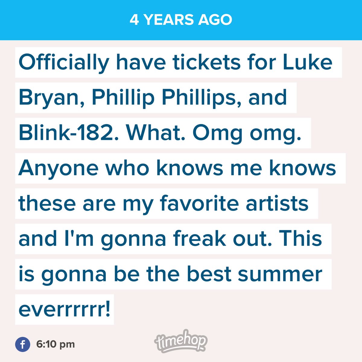MrsCuttss's tweet photo. Ughhh. That summer was def one of the best. Good thing I’m having a kid this summer or I’d be extra bummed that summer 2020 is basically cancelled. https://t.co/IljjLkCGzK