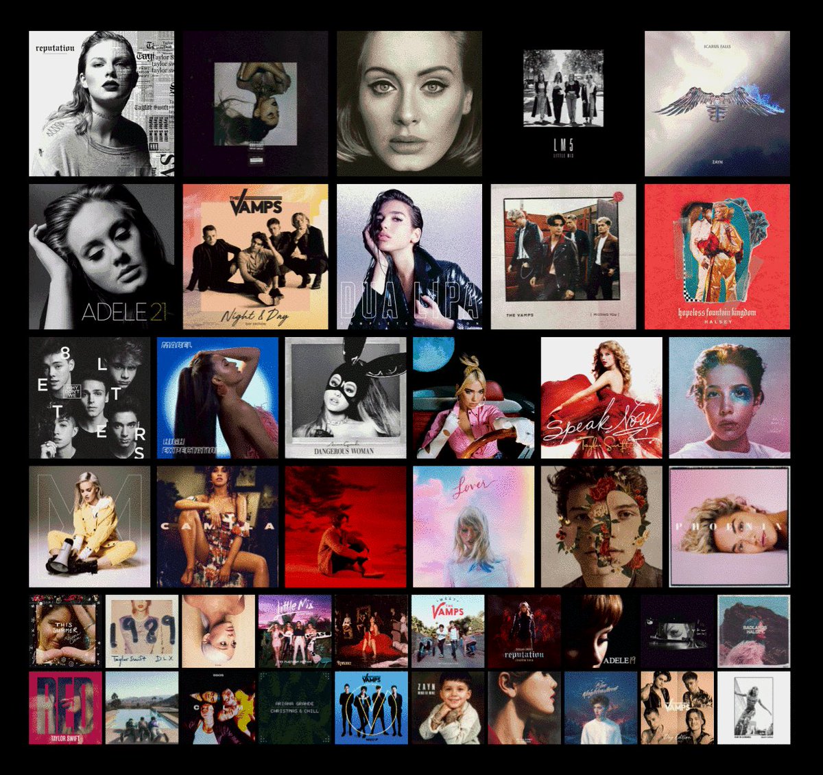 CIWYW25's tweet image. My top 50 albums...Thoughts? 👀