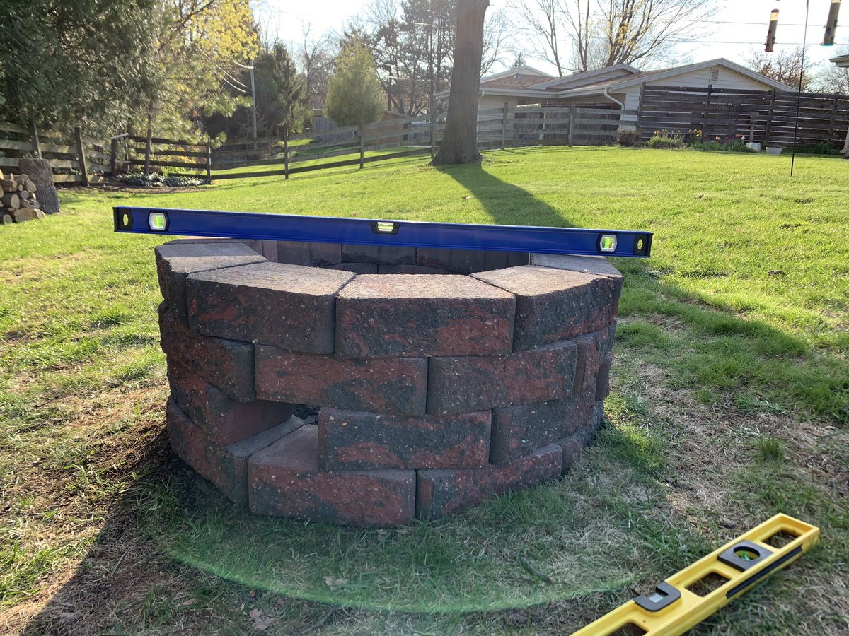 hoosierboy89's tweet photo. Did a thing. Made a fire pit to enjoy by myself until this whole corona thing blows over. #diy #diyfirepit https://t.co/8KzZ4lLvfr