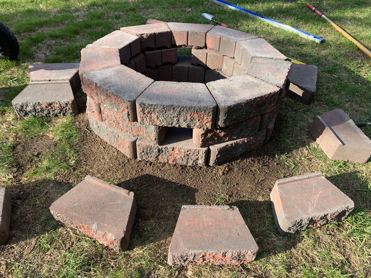 hoosierboy89's tweet photo. Did a thing. Made a fire pit to enjoy by myself until this whole corona thing blows over. #diy #diyfirepit https://t.co/8KzZ4lLvfr