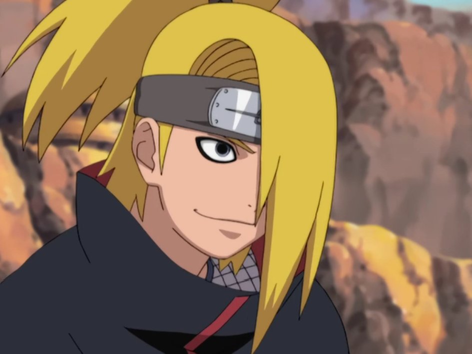 deidara - great hair - strong eyeliner game - what them tongues do - seriously he has three tongues that's-- 10/10