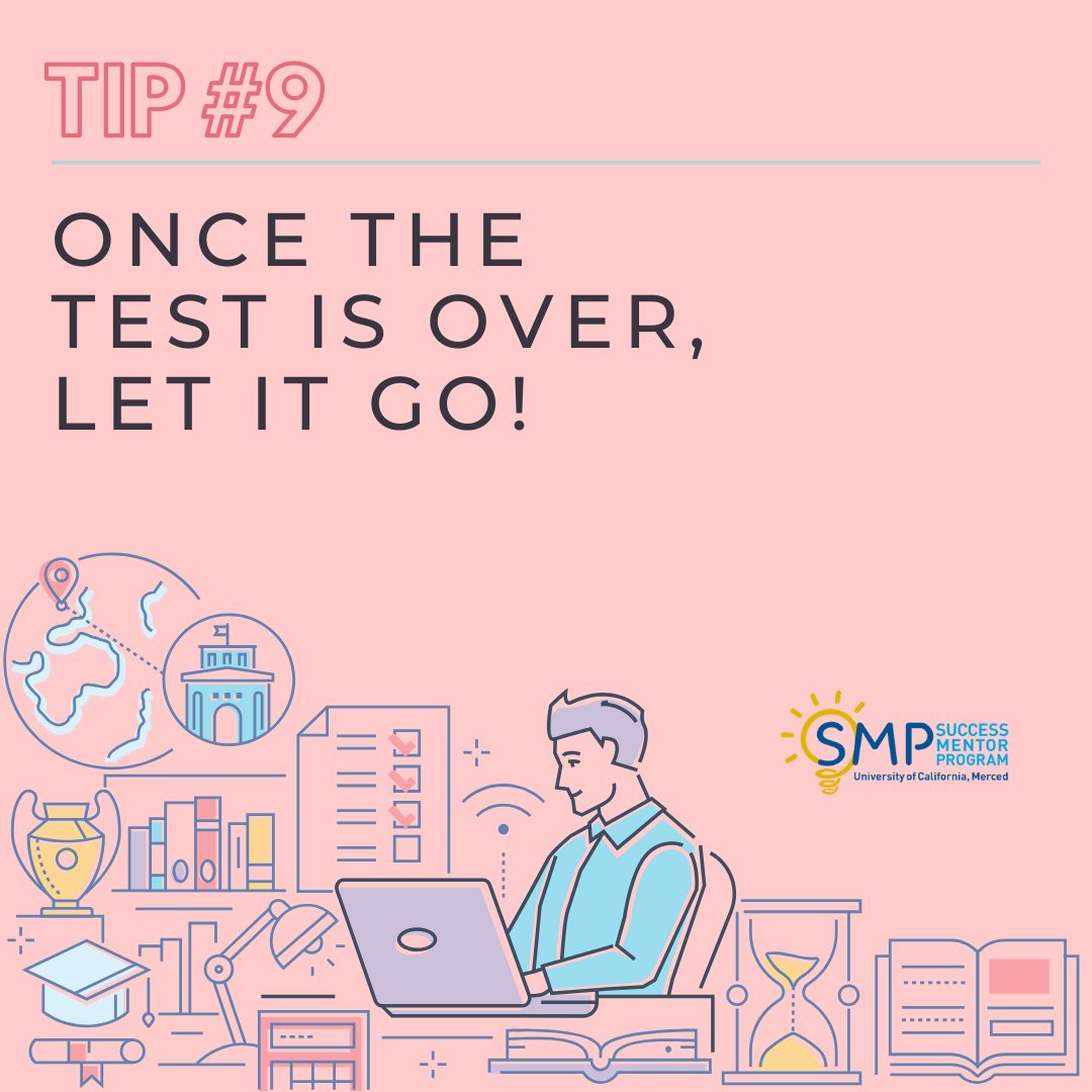 UCMSMP's tweet image. The first day of finals is today! Congrats y'all! 📑