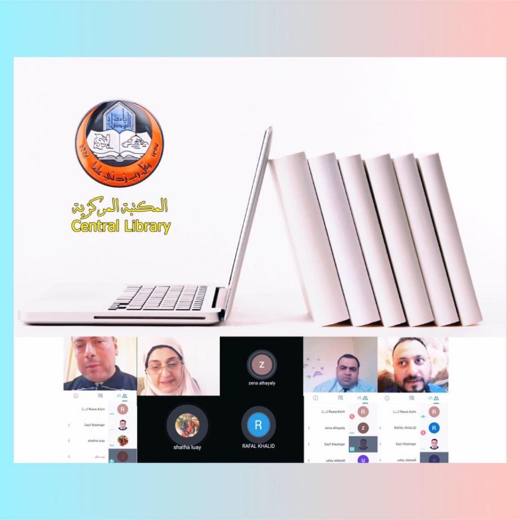 cl_uom's tweet photo. The Library Holds E-Meetings
https://t.co/p5Ep6thK54
#ShareKnowledge #StayAtHome @UN @IFLA_Lib4Dev
#Central_Library #Covid_19 @EUAmbIraq @UNESCO @UNESCO_GCCYemen @MosulEye @AFLI1 @UNESCOIraq @IFLA @Book_Aid @ArabCatalog @RadioAlSalam @mohesr_en @UniversityofMos @cl_uom @4sayf https://t.co/Ein59ajLAl
