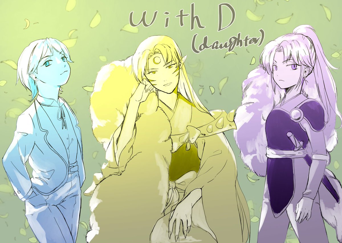 chllsfff's tweet photo. 落ち着いて、よく考えたら3人並ぶと華がすごいじゃん
殺生丸withDできるじゃん https://t.co/Stlh1WACeE