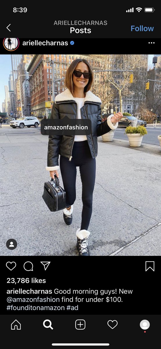 AUTHENTICITY ALERT  she’s answering Qs (sent by Arielle, to Arielle?) about her ~favorite brands~ complete w codes and affiliate links. Amazon is an existing brand partner of hers, she’s an investor in Necessaire, and her CEO owns Naadam as well.