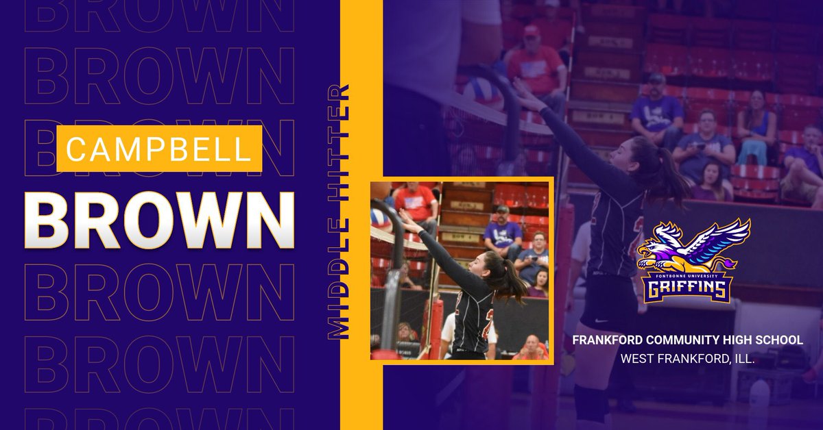 <a href="/FontbonneV/">Fontbonne Women’s VBALL</a> head coach Ryan LeGrand announced the signing of Campbell Brown for the 2020 season! Welcome Campbell! #FBUGriffins #SoarHigher