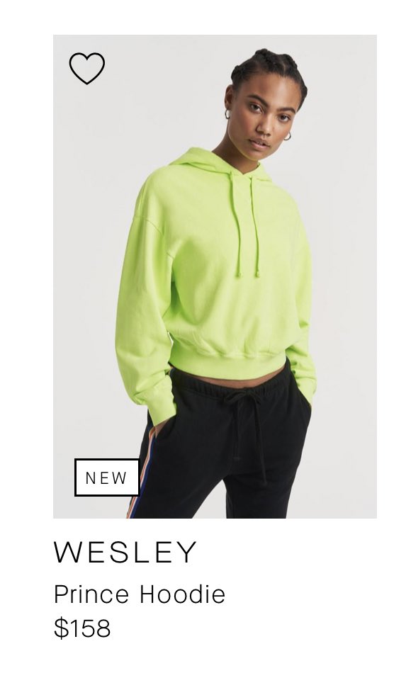 This is a sweatsuit sold exclusively on Bandier (which she invests in) and Shopbop (a longtime brand partner).