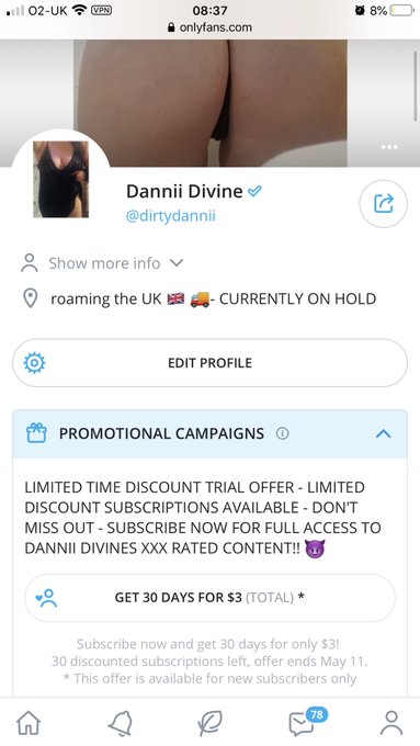 PROMOTION RUNNING FOR ONE DAY AND ONLY 30 DISCOUNTS AVAILABLE ❣️  $3 for 30 days 💰   Don&rsquo;t miss out 😈<a href="/tag/badday"class="tags"><span>#badday</span></a><a href="/tag/getmetobed"class="tags"><span>#getmetobed</span></a>