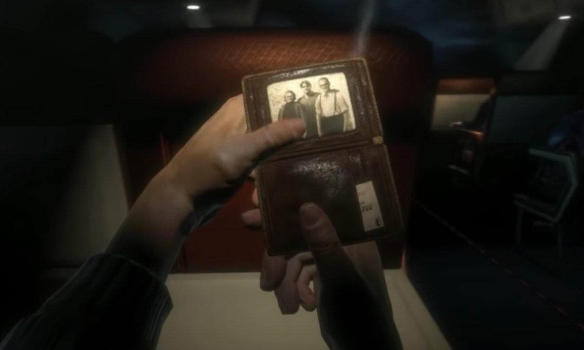 Ο χρήστης Emily Rose στο Twitter: "DAY 9: A Wallet full of Easter Eggs! In  #Bioshock, Jack's wallet shows an Irrational Games business card in one of  the pockets. Additionally, the person in the middle of the wallet's family  photo is Bill Gardner, a Lead ...