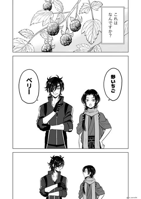 同じもの見ても表現に違いがあるの愛しいポイントだなっていう平和な本丸 