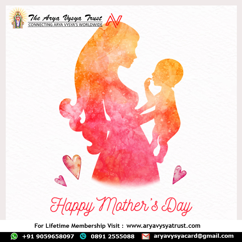 aryavysyatrust's tweet photo. A confidante, a mentor, a caregiver &amp; most importantly an inspiration; a very Happy Mother's Day to all the remarkable mothers who don various hats in their lifetime. Truly, there is no love like a mother's love.

#mothersday #thearyavsyyatrust #aryavysya #community #ngo https://t.co/XCnD3ud0oS