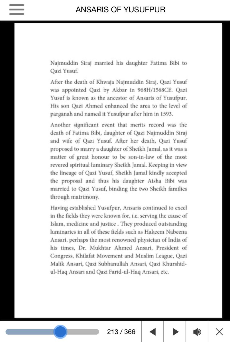 Dr. Ansari was a descendant - in a direct line - of Khwaja Abdullah Ansari of Herat through Khwaja Abdurreman. The family migrated to India in two batches; first in the reign of Mohammad bin Tughlaq and subsequently with Babur’s army in 1526. #DrMAAnsari