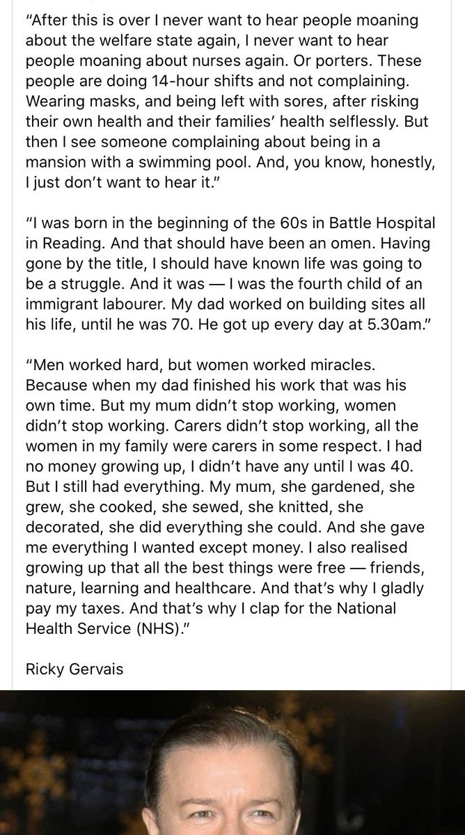 faye_hughes89's tweet image. This man never fails to amaze me. @rickygervais #whataman 👏👏👌