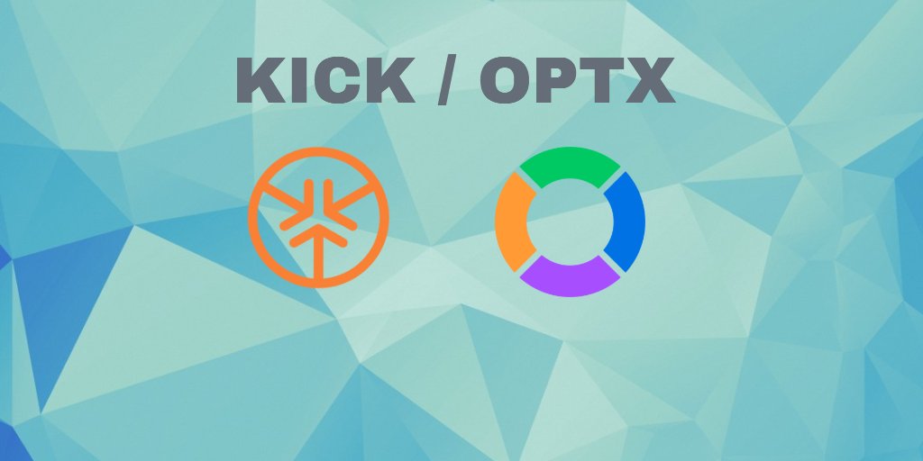ExchangeOptimus's tweet image. #kicktoken is now listed in #optimusexchange 

First pair: $KICK / $OPTX: 
trade.optimus.exchange/trade/KICK-OPTX

Happy Trading!

@KickEcosystem