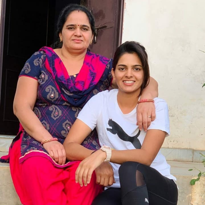 Female Cricket on Twitter: "📸 Priya Punia with her mom Saroj Punia.  #HappyMothersDay… "