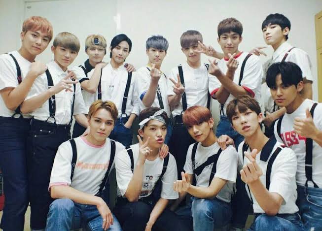 D-15: fav stage outfits ♡fear. velveteen + chokers  rich classy vibes ftw. also, joshgyuhan looked extra HOT they definitely owned this era aju nice. I LOVE THE CLASSIC SUSPENDERS GETUP they looked sm taller + bandana chan was a whole blessing  #SEVENTEEN  @pledis_17