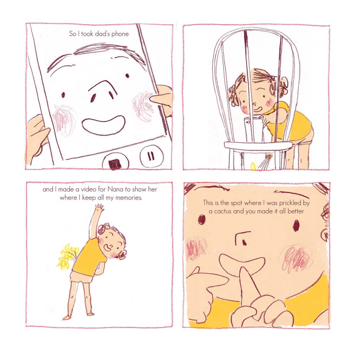 petitademas's tweet photo. This Mother's Day, share some Nana love! 💖
Simona Ciraolo, writer of "The Lines on Nana's Face", created this sweet comic to encourage you and your little ones to find new ways of keeping in touch with loved ones. 💝 Order @PublicStores and online at https://t.co/Gw4ywXFM6G. https://t.co/DTnnSP2PCL