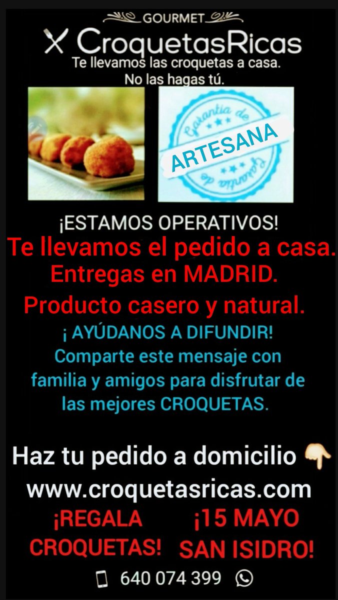 CroquetasAna's tweet photo. @mendezrafael https://t.co/tBOmvAm0BE