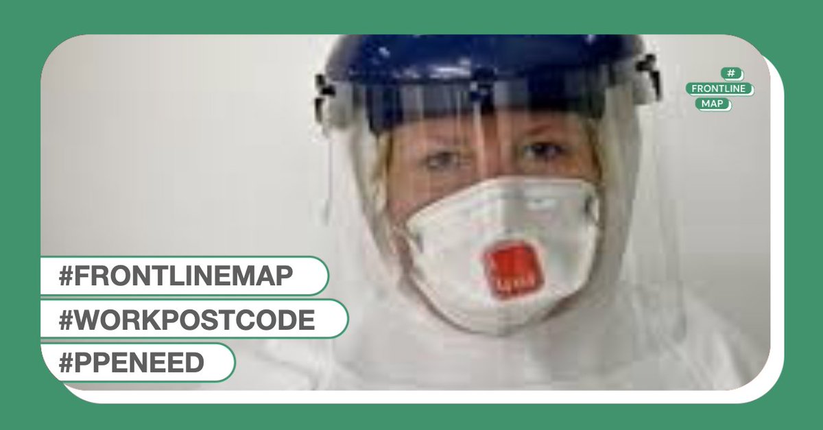 FrontlineMap's tweet photo. #Nurses - tweet a pic of yourself with #FrontlineMap + #workpostcode + #PPENeeds to put yourself on the map.
Registered suppliers have #gowns #visors #masks #scrubs #gloves #handgel ready to distribute in your region.
Find out about https://t.co/vZtWYyGOmv here https://t.co/jsH7BrWe6N