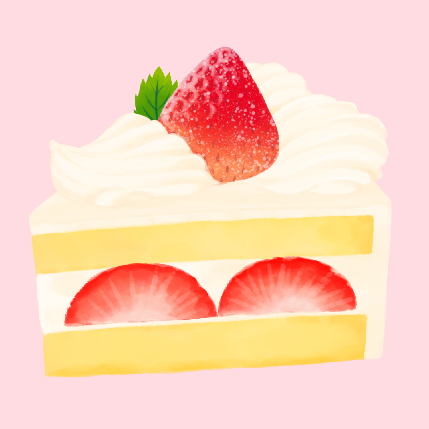 Omiyu Twitter પર ショートケーキ Strawberryspongecake Illustration イラスト Strawberry イチゴ いちご 苺 Cake ケーキ ショートケーキ Food T Co Hvm6lxclfz Twitter