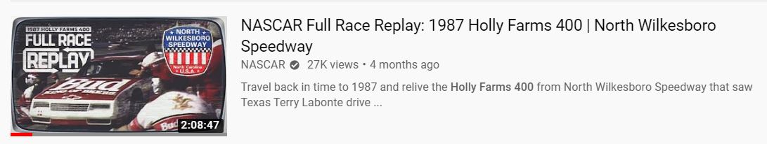  @NASCAR themselves were tremendously helpful and opened up their archives. You may have noticed that both 1987 races were posted to YouTube around this time. We have to have watched those races a dozen times as we put together the puzzle pieces of what '87 looked like. 7/16