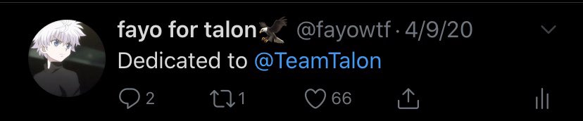 dishnsty's tweet photo. Dam today marks my 1 month grind for @TeamTalon #TalonsPrey more submissions otw https://t.co/fcuEgq5RaO