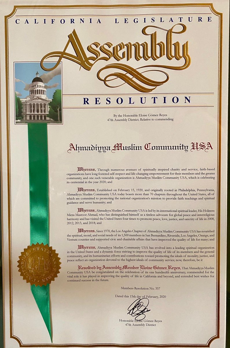 AmjadMKhanEsq's tweet photo. Terrific to have California Assembly Member @AsmReyes47 join the virtual Iftar held by @thechinomosque. We deeply appreciate the proclamation honoring the Centennial of @AhmadiyyaUSA #Ramadan #CentennialIftar #100YearMovement https://t.co/IV3pW6KDyi