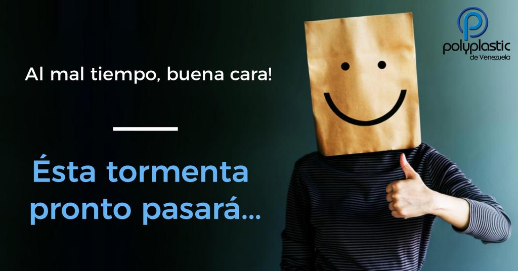 PolyplasticV's tweet photo. 👏👏 Sonríe Siempre, los malos momentos no duran toda la vida.
#Motivación #Polyplastic #Venezuela #Plástico #Covid_19 https://t.co/CGAXEM0uL7