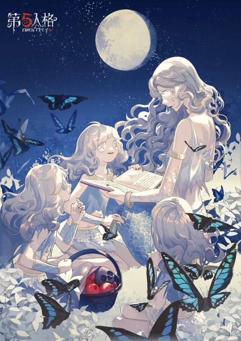 「night sky white hair」 illustration images(Latest)｜17pages