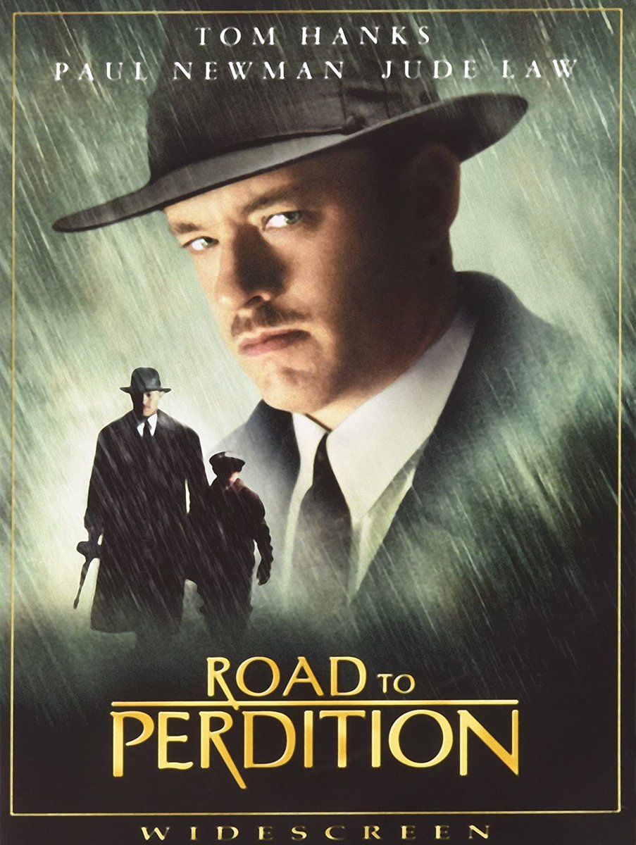 Road to Perdition 8.6/10Jude Law as the creepiest person
