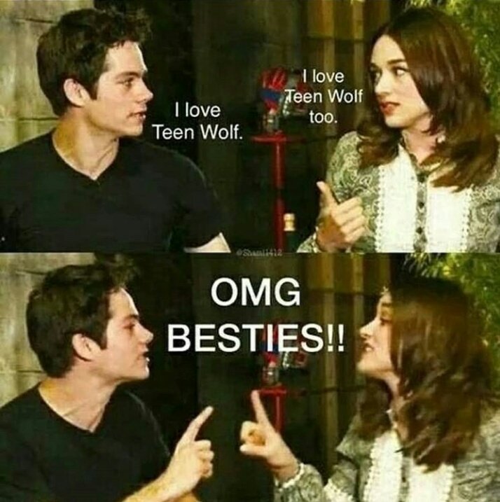 Así soy yo en la vida real cuando encuentro a alguien que le gusta teen wolf