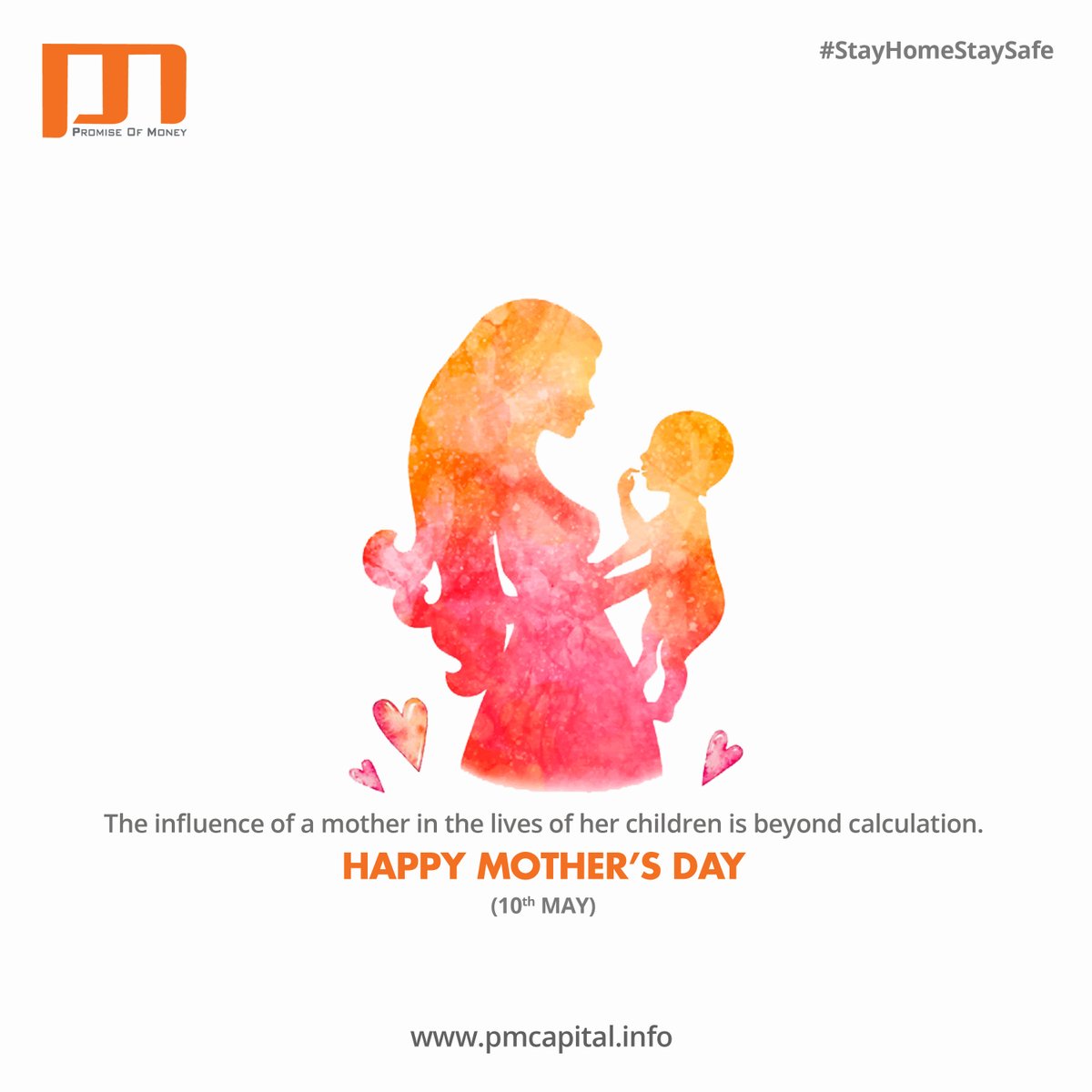 pmcapitalpvtltd's tweet photo. Happy Mother's Day!

The influence of a mother in the lives of her children is beyond calculation.

#HappyMothersDay #MothersDay2020 #Mother #Motherhood #StayHomeStaySafe #SocialDistancing #BusinessLoan #ProjectLoan #HomeLoan #PMCapitalLimited #Rajkot https://t.co/eBWs6QXg2T
