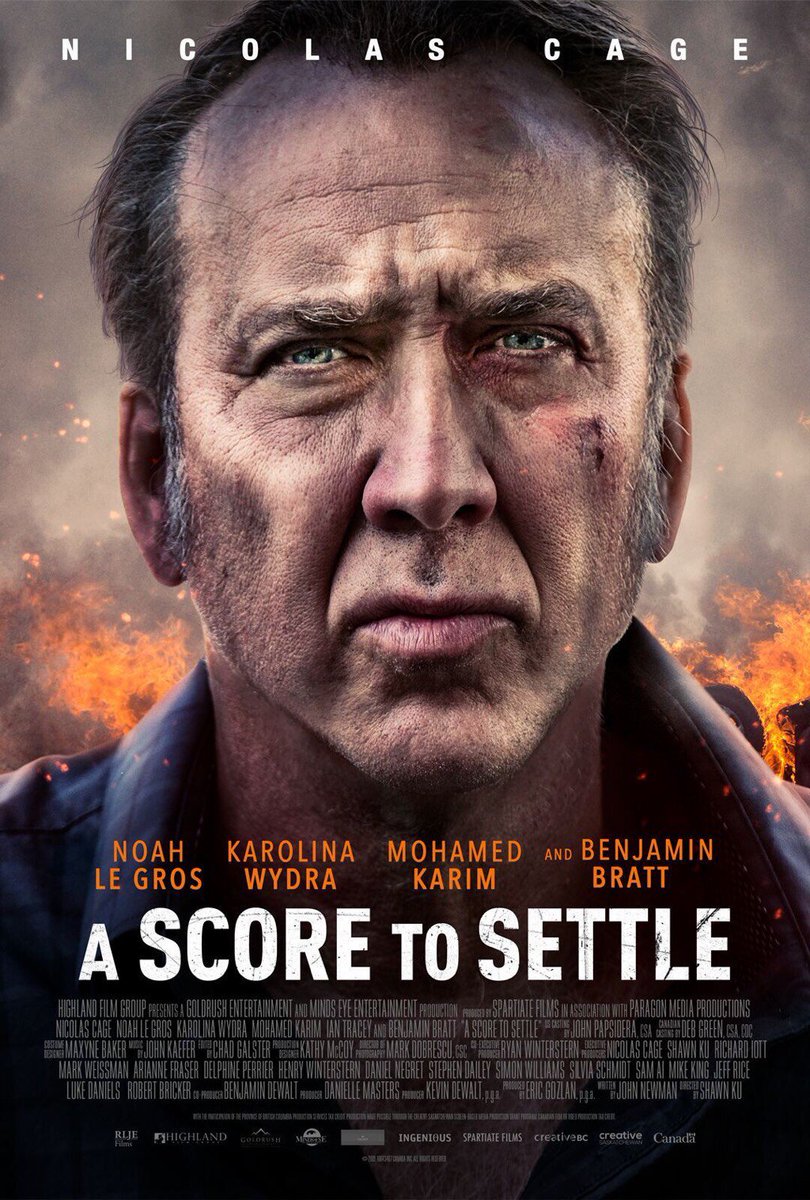 FilmMomatic's tweet photo. #NowWatching A SCORE TO SETTLE #ShawnKu #NicolasCage #NoahLeGros #BenjaminBratt @wydrakarolina @mokarimstar #IanTracey @nicolemunoz94 #CarmelAmit @NicoleGLeier #HeadInjuryFilm https://t.co/PWP0O92eS0