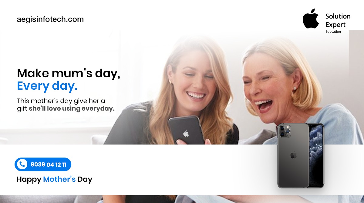 AegisI's tweet photo. Make mum's Day, Every Day.
This mother's day give her a gift she'll love using everyday.
#HappyMothersDay
#MothersDay #GiftHer #GiftiPhone #Apple #StayHome #staysafe https://t.co/jDsZCBoMvg