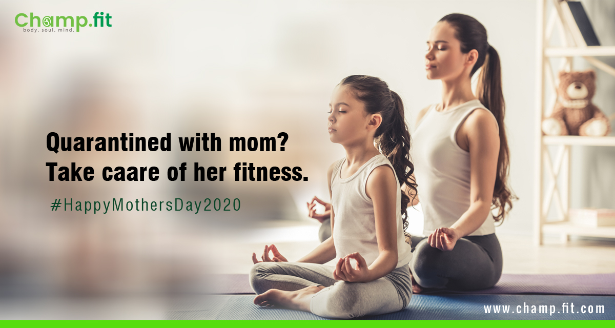 Utilize the quarantine time to take care of your mother’s health. Yoga seems to be a good idea for starters. #HappyMothersDay  #MothersHealth #YogaForLife