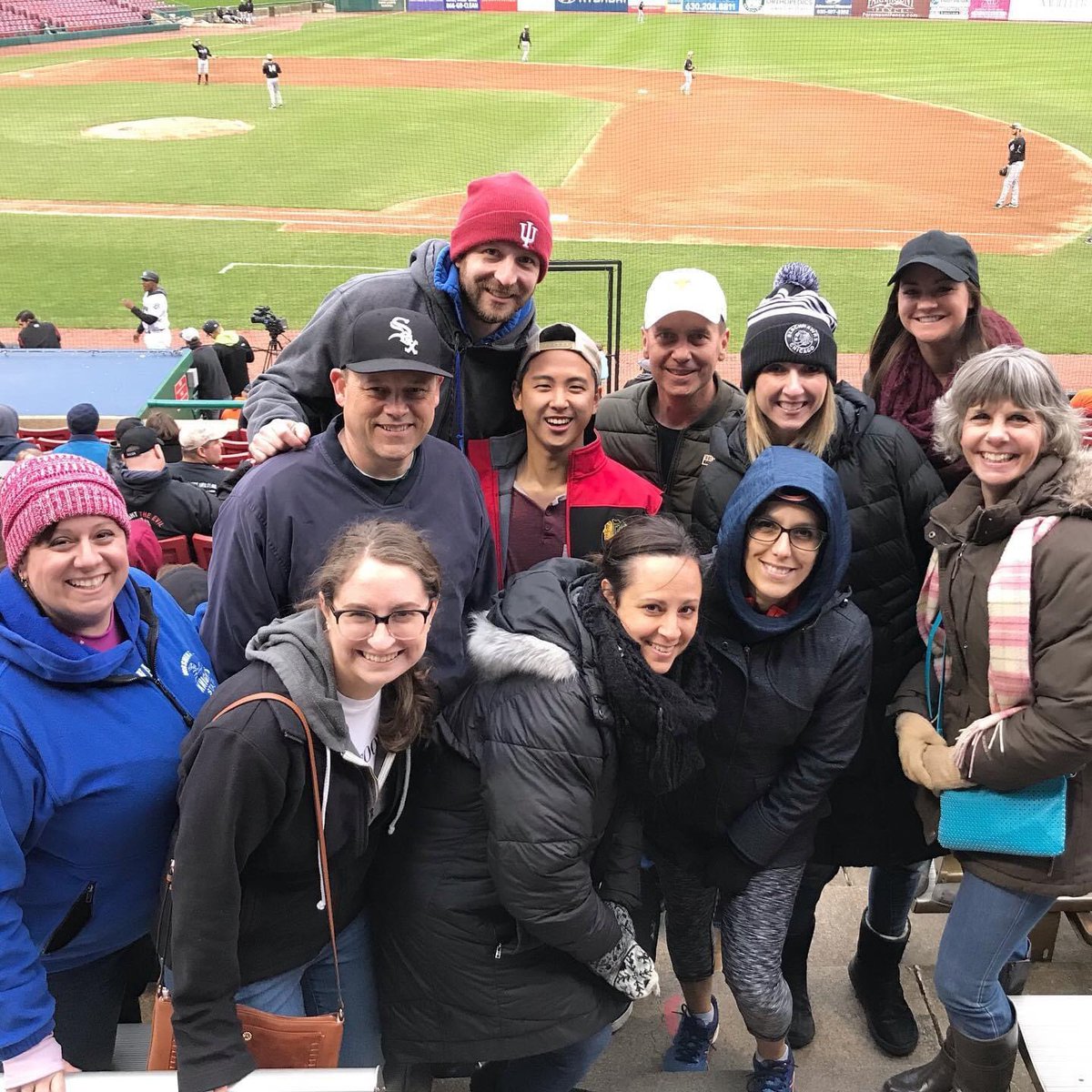 On this date one year ago... @washcusd200 teachers at the Kane County Cougars baseball game for Ozzie’s Reading Club #yourcommunityschools