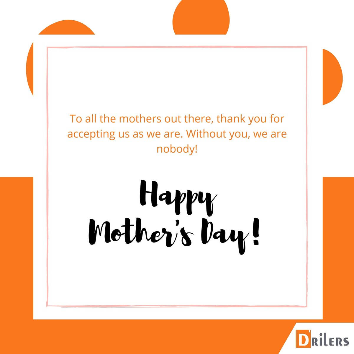 Drilers wishes a very Happy Mother's Day to all the supermoms! ♥️

#mothersday #happymothersday #mothersday2020 #supermoms #instamoms #mothersofinstagram