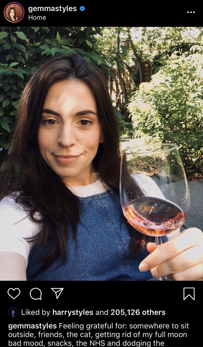 hsdaily's tweet photo. Harry liked Gemma Styles’s post on Instagram! https://t.co/gDJBseOjDd