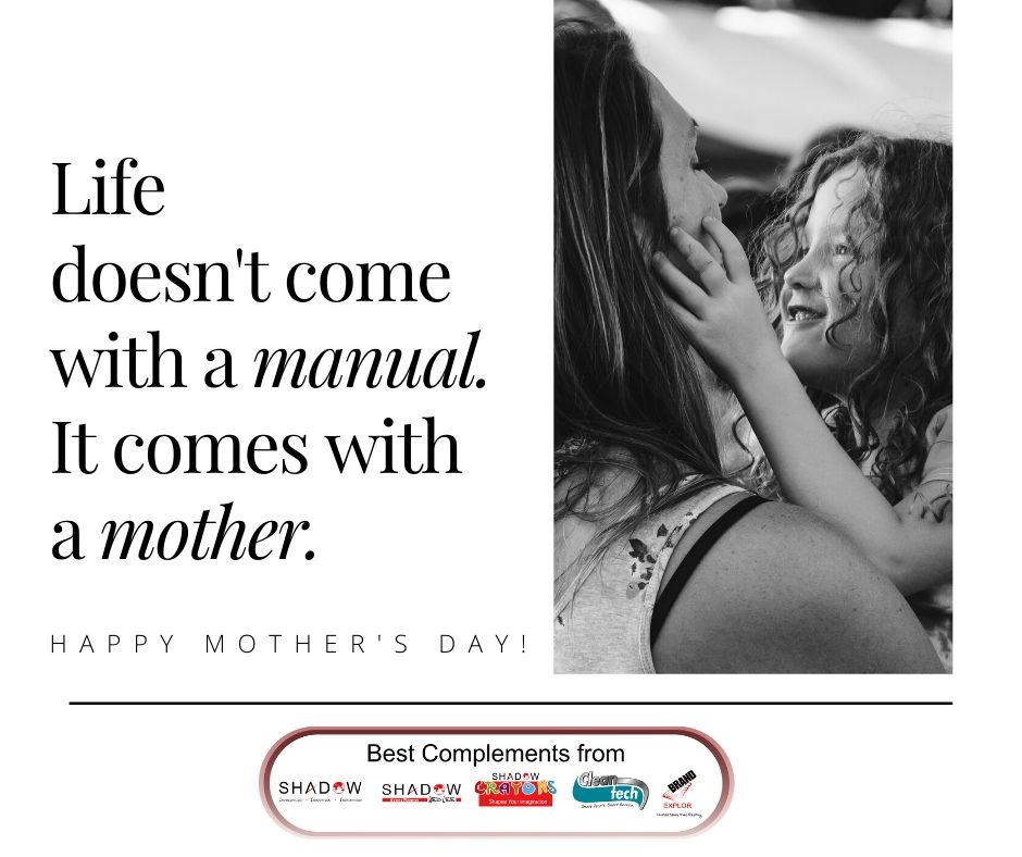 Shadow_Advt_Com's tweet photo. Life doesn't come with a manual. It comes with a #mother
#HappyMothersDay2020
#mothersday2020
#advertising #cleaningservice #sanitation #Cleantech #ShadowAdvertising #Odisha https://t.co/yLZcu3jMke
