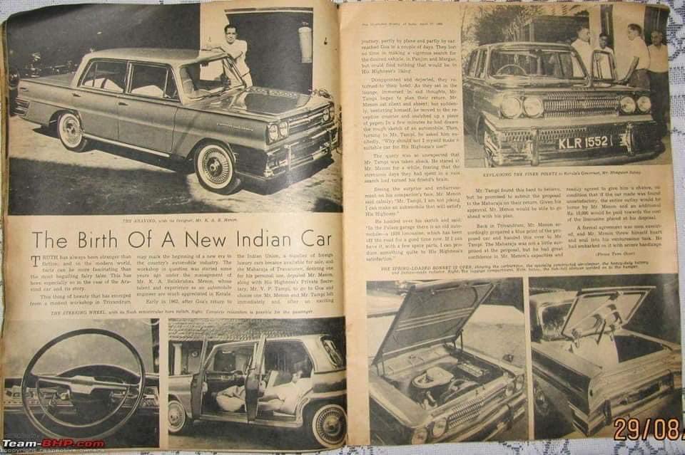 Aravind Automobiles' factory was given to the workmen as a co-operative society after Menon’s death. About eight years later it was liquidated. All that was left was this car that you see here destined to pass on within the family. 12/N