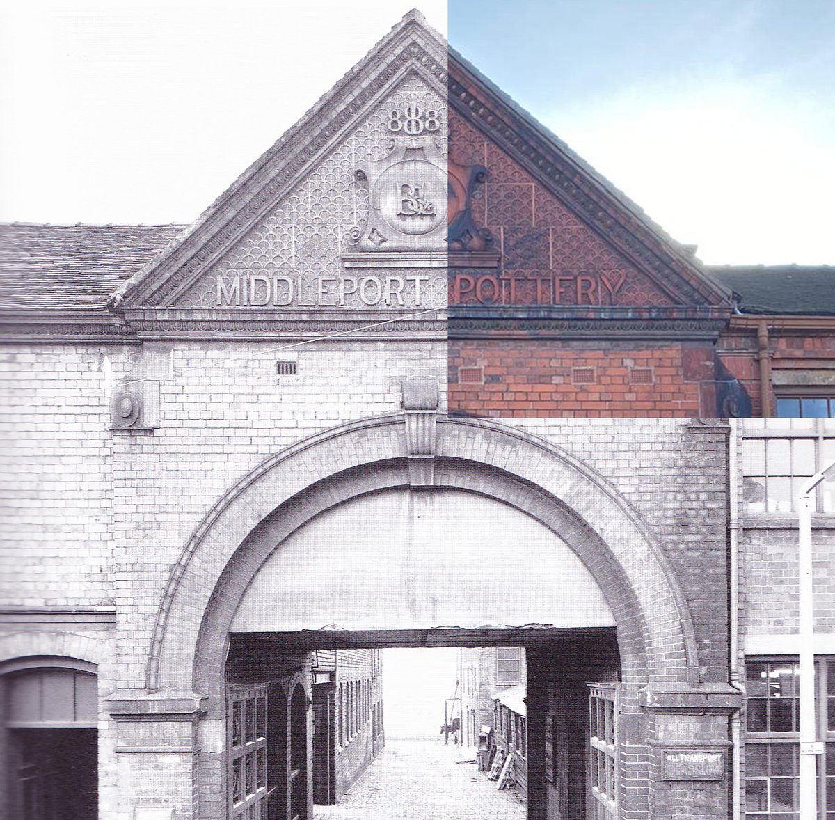 Middleport_Pot's tweet photo. The original cartouche from 1888 when the #middleportpottery site was built can still be seen at the front and includes the initials B, L to represent the original owners: Burgess and Leigh.
Help support Re-Form Heritage: https://t.co/PwVJkqWp6D
#heritage #restoredbuilding https://t.co/vZsZl1vnSj